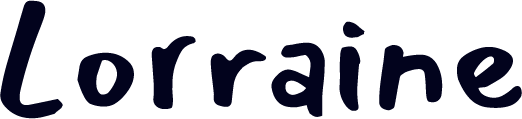 Lorraine signature for welcome page